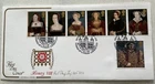 GB QEII 1997 The Tudors Cotswold Embossed FDC Tower of London SHS