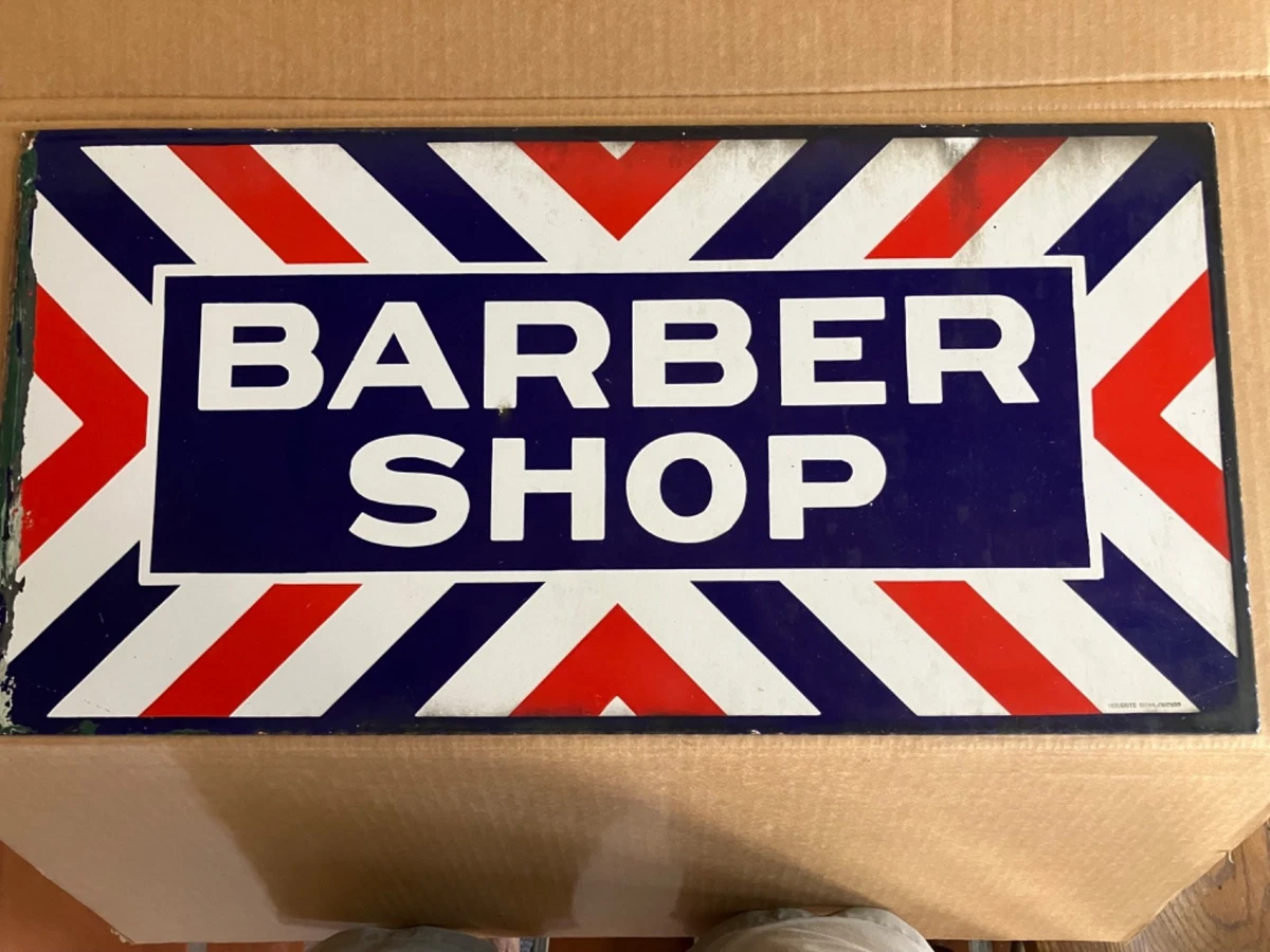 Barber Sign In Original Advertising Signs (1930-1969) for sale | eBay
