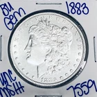 1883 BU UNCIRCULATED MORGAN SILVER DOLLAR AUTHENTIC U.S. MINT FREE SHIPPING 7559