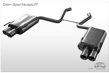 Fox Duplex Sportauspuff Mercedes S-Klasse W221 3.5l-5.5l ab 2005 2x80mm rund