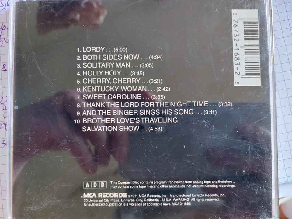 Neil Diamond - Gold (CD)  Live aufgenommen at the Troubadour - Bild 2 von 3