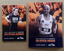 2012 New York City Marathon Official Program Magazine Book NYC Meb Keflezighi