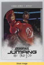 2024-25 Upper Deck Credentials Jumping on the Ice Simon Nemec #JI-SN READ 1s9y