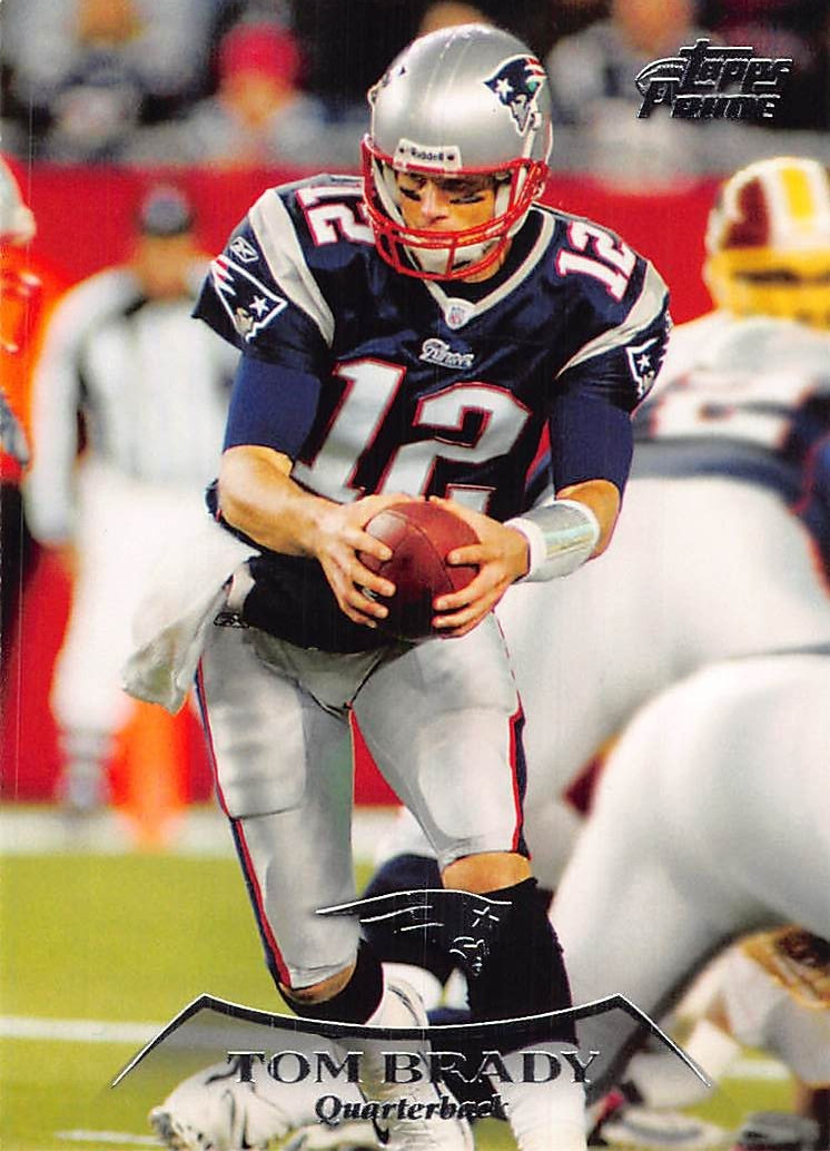 2010 Topps Prime Football Tom Brady #130 NM/MT New England Patriots