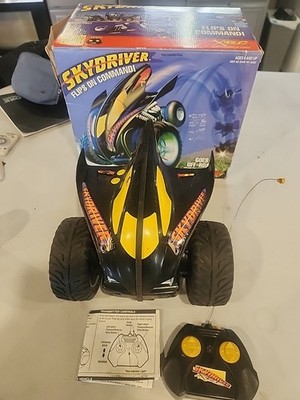 Orignal Box XRC Skydriver RC Car Box & Remote Kenner Tonka Hasbro 1990's Flip