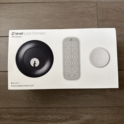 Level Lock (Wi-Fi) Smart Lock with Keypad (Matte Black) Matte Black