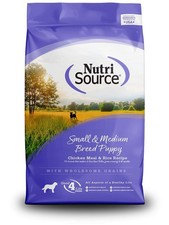 Nutrisource 1.5-Pound Chicken And Rice Formula Breed Dry Puppy Food, Small/Me... 17.21 per pound