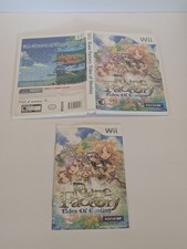 NINTENDO WII! Rune Factory - Tides of Destiny - Case and Manual ONLY! NO GAME!