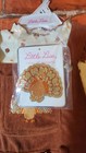 Little Lass Thanksgiving Turkey Corduroy Jumper Dress Set 3pc NWT Sz 2T Fall — photo 2