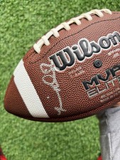 Signed Wilson Youth Football Ball 8 Signatures NOT Authenticate