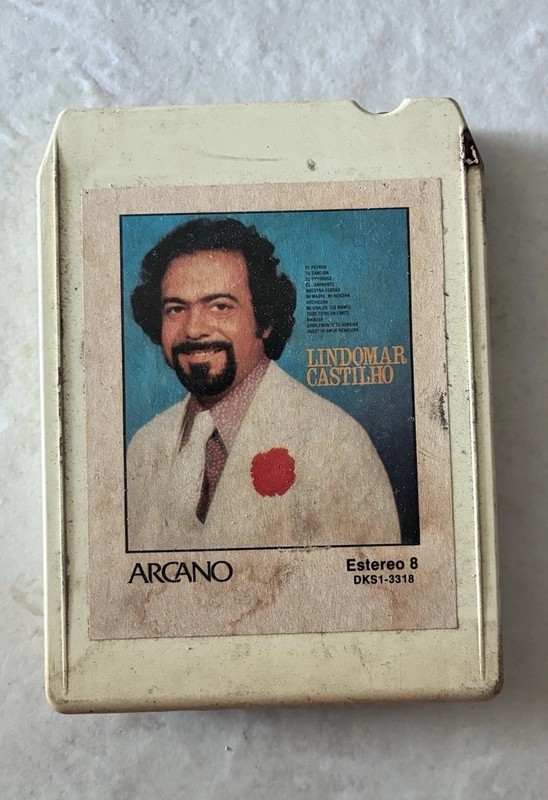 Lindomar Castillo - Self Titled - Arcano Records 8 Track Cartridge Tape 