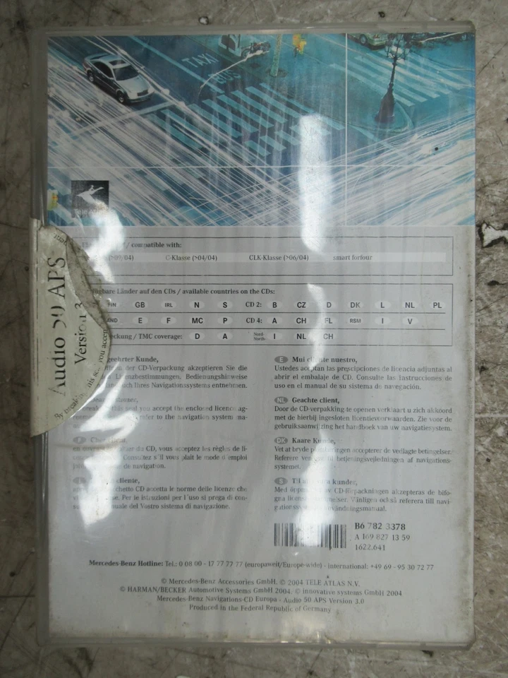 Mercedes Benz Navi CD Europa Audio 50APS Version 3.0 A1698271359 - Bild 3 von 4