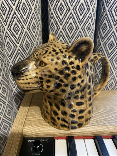 Quail Ceramics Leopard Jug 14cm Tall