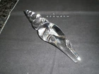 Steuben Sea Shell - Auger - Nassa - 8.5" Long - Signed - Excellent Condition
