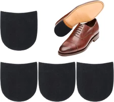 4Pcs Non-Slip Shoe Heel Pads - Anti-Slip Rubber Sole Protectors for Men & Women
