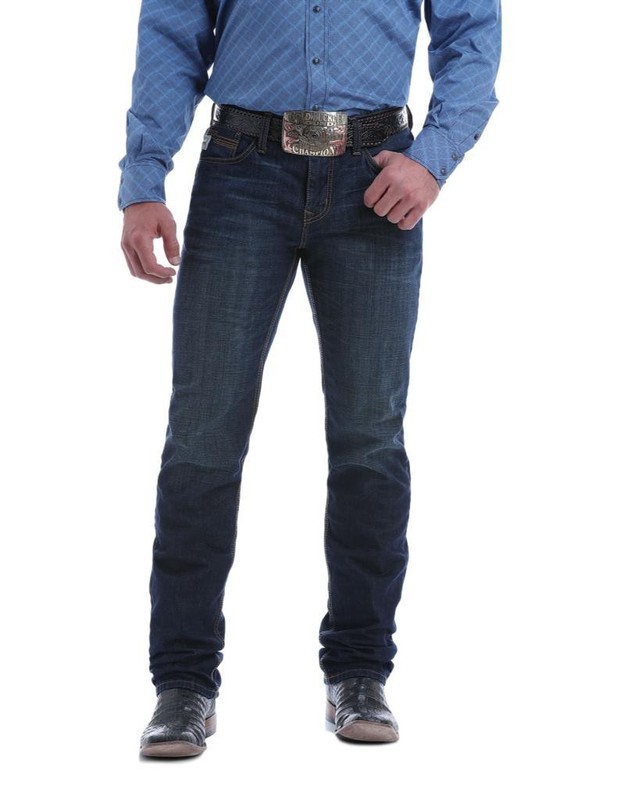 Cinch Western Denim Jeans Mens Jesse Slim 28 x 32 Dark Wash MB50738001 CLEARANCE