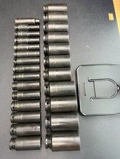 MAC Expert Tools E041639 26pc. Metric 1/2in. Drive Deep Impact Socket Set 10-36m
