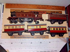 Large Clockwork Trains Vintage O Gauge Hornby Railways Wind-up Tested Works