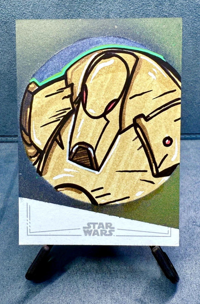 Star Wars グリーヴァス grievous sketch topps General Grievous #49