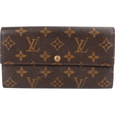 Louis Vuitton Monogram Canvas Sarah Wallet Portemonnaie Geldbörse
