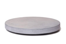 Pflanzkübel-Zubehör MOVO Kunststein 28x28x4 cm Grau Rund