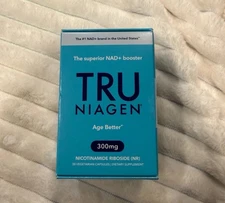 TRU NIAGEN NAD+ Supplement - Anti Aging/Cell Regen, 300 mg - EXP 04/2028
