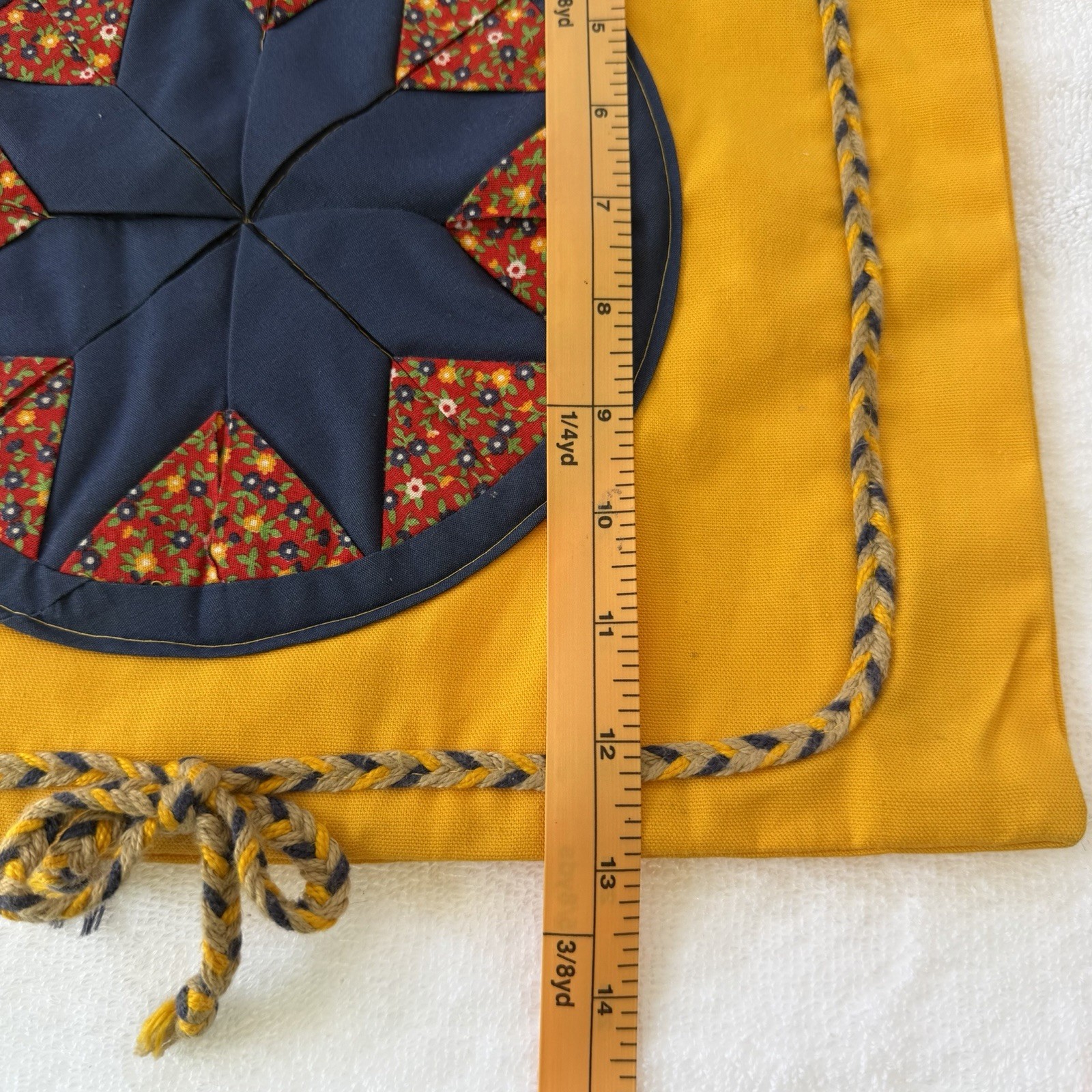 Handmade Patchwork Tote Bag Cottagecore Upcycled … - image 4