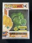 1/1 Limited Edition Dragon Ball Z Super Saiyan Goku Gold Panda Club Funko Pop