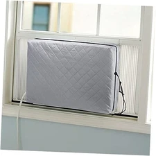 Indoor Air Conditioner Cover, AC Unit Window Cover for 17 * 13 * 3.5 Gray