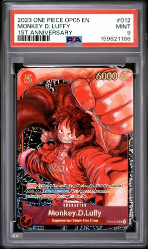 Monkey.D.Luffy (Alternate Art) graded PSA 9 for sale on eBay