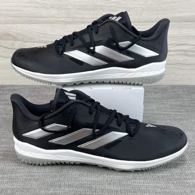 Adidas Adizero Afterburner Black Turf Baseball Cleats Shoes - Main Image