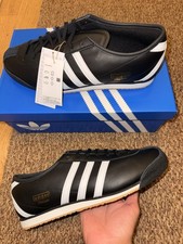 Adidas Unisex Italia 70s Trainers in Black/White Size UK11/EU46