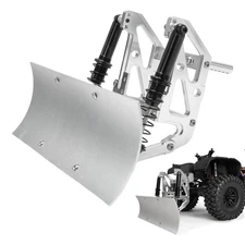 1/10 Scale RC Car Alloy Snow Shovel Plow Blade For Axial SCX10 SCX10ll TRX-4 TFj