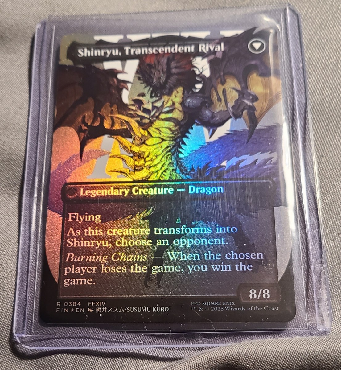 zenos mtg final fantasy Zenos yae Galvus (Borderless) (FIN-384) main image 0