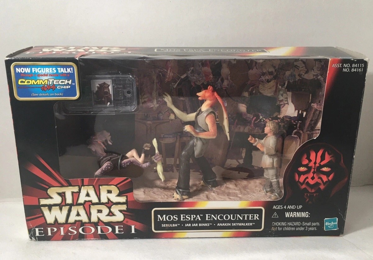 Hasbro Star Wars Episode I Mos Espa Encounter Sebulba, Jar Jar