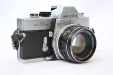 MINOLTA SRT101 35mm SLR Film Camera / MC Rokkor-PF 1:1.7 55mm AS IS