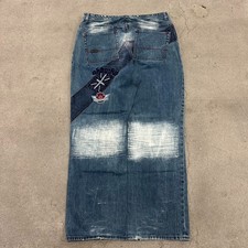 Y2K Akademiks Baggy Wide Leg Embroidered RARE Jeans