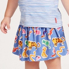Oilily YS18GSK082 Animal Print Skirt Size 80 - Minor Flaws