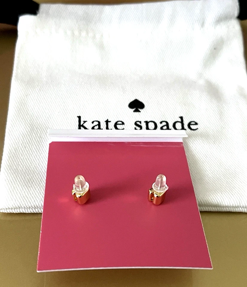 Kate Spade New York Pearl con pedrería multicolor tono dorado nuevo + bolsa antipolvo Foto 3 de 4