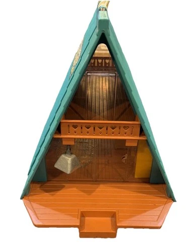 Fisher Price Vintage Little People Play Family A Frame House No Accessories