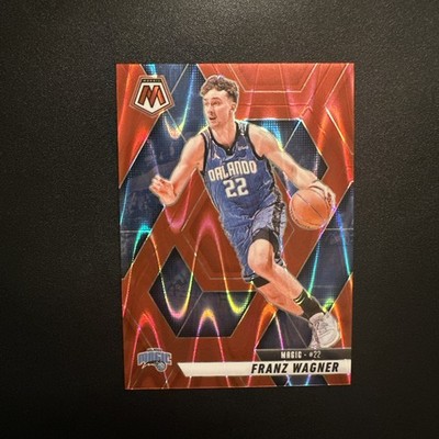 Franz Wagner | 2024-25 Panini Mosaic Red Seismic 63/299 #37 | Orlando Magic
