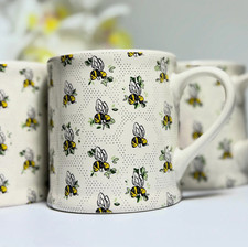 set of 4 Cath Kidston Provence Bee Mollie Mug Brand New