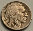 1920-S Buffalo Nickel San Francisco Semi-Key Low Mintage 9.7M 5c BN1988
