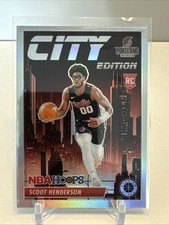 2023-24 Hoops Premium Stock Scoot Henderson City Edition RC Silver Prizm #5