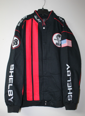 New NASCAR Ford Mustang Shelby twill cotton embroidery black