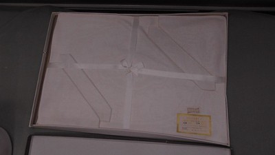 Vintage Kemp And Beatley Linen/Cotton Luncheon Set 4 Placemats 4 Napkins In...