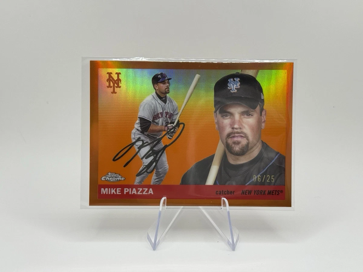 Topps Mike Piazza Baseball Autographed Sports Trading Cards 