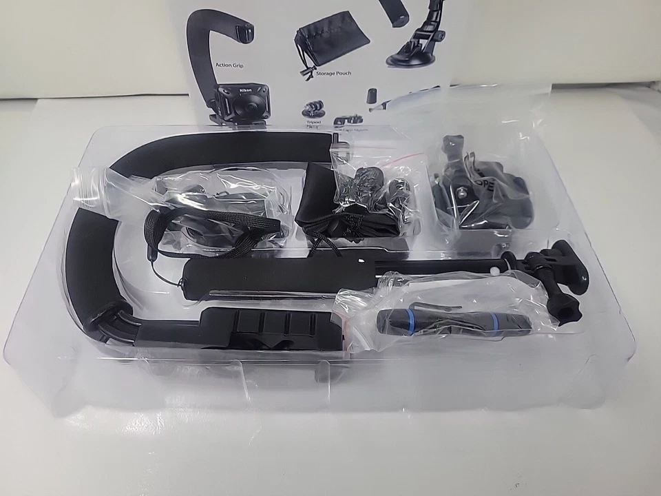 Sunpak Action Camera Accessory Kit - 8 Piece Set Go-Pro Nikon and Sony NEW - Image 2 of 4