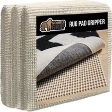 GORILLA GRIP Extra Strong Rug Pad Gripper, Grips Keep Area Rugs Safe and in Plac