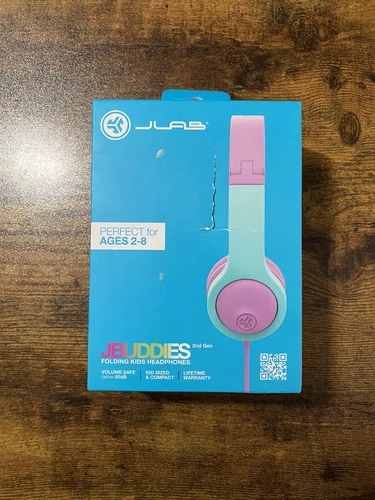 JLab JBuddies 2nd gen Kids Folding Headphones (pink)